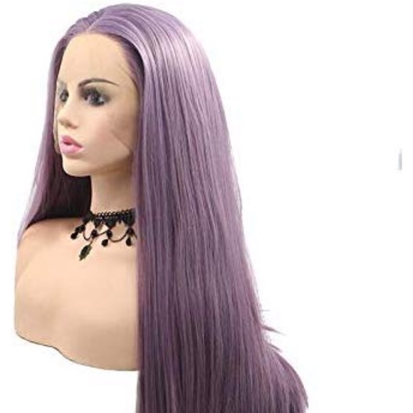 ASHLEIGH 24” LAVENDER STRAIGHT LACE FRONT WIG *NWT main image 5